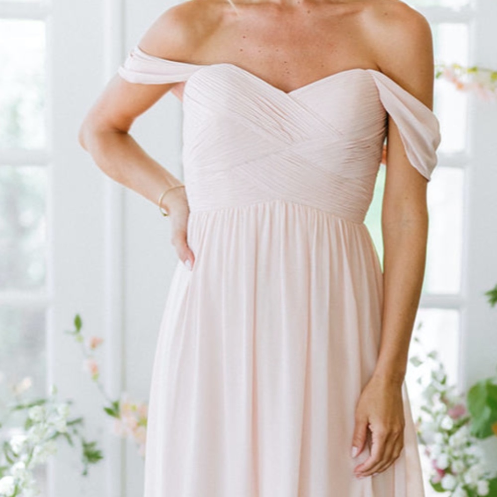 NWT Revelry Kennedy Dress in Rose Quartz